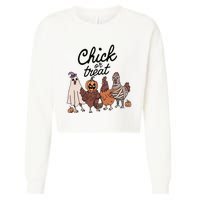 Chick Or Treat Cropped Pullover Crew