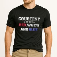 Courtesy Of The Red White And Blue Patriotic Cooling Performance Crew T-Shirt
