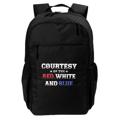 Courtesy Of The Red White And Blue Patriotic Backpack