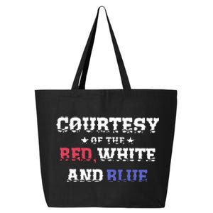 Courtesy Of The Red White And Blue Patriotic 25L Jumbo Tote