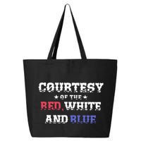 Courtesy Of The Red White And Blue Patriotic 25L Jumbo Tote