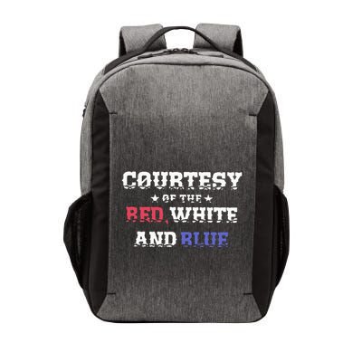 Courtesy Of The Red White And Blue Patriotic Vector Backpack