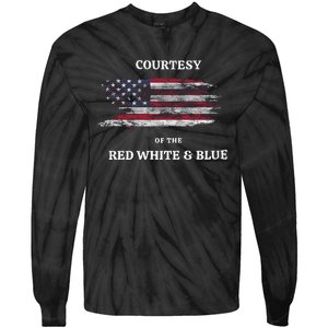 Courtesy Of The Red White And Blue Independence Day Tie-Dye Long Sleeve Shirt