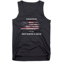 Courtesy Of The Red White And Blue Independence Day Tank Top