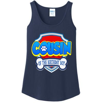 Cousin Of The Birthday Boy Dad Patrol Gifts Ladies Essential Tank