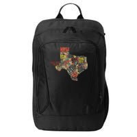 Collage Of Texas States Artistic Texas City Backpack