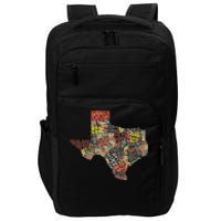 Collage Of Texas States Artistic Texas Impact Tech Backpack