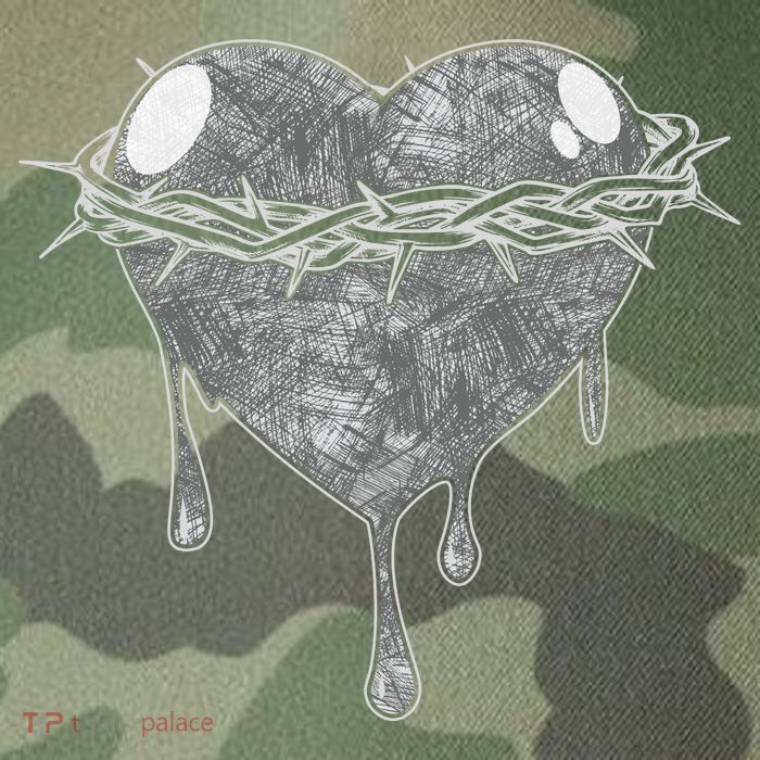 Crown Of Thorns Bleeding Heart Legacy Tie Dye Trucker Hat