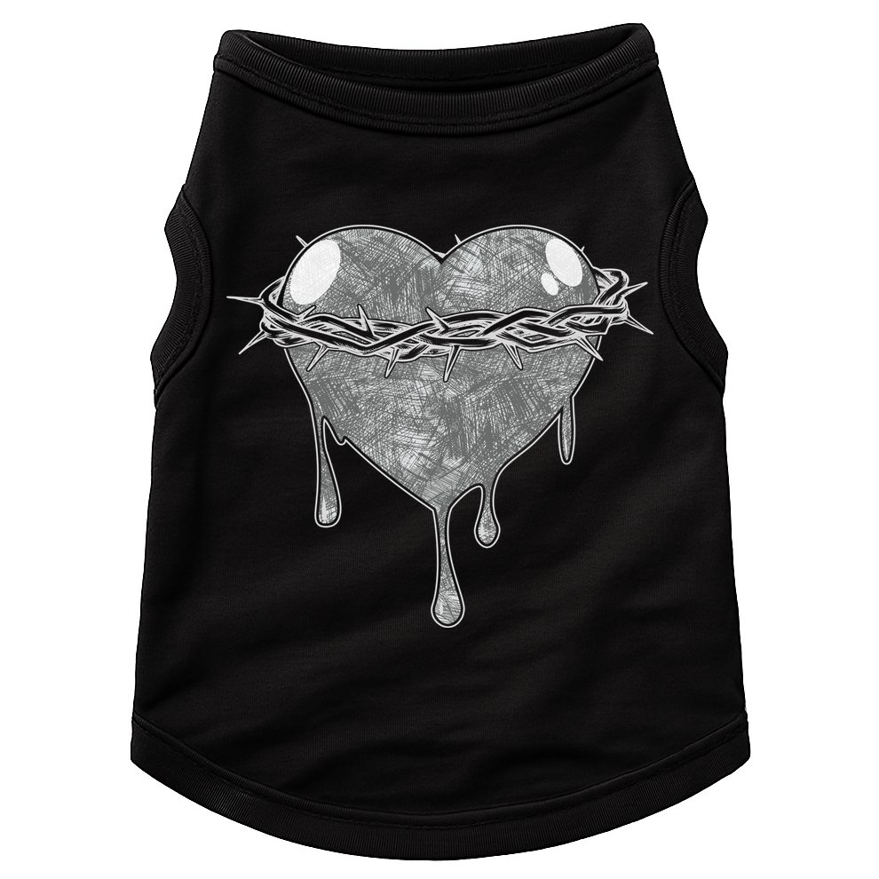 Crown Of Thorns Bleeding Heart Doggie Tank