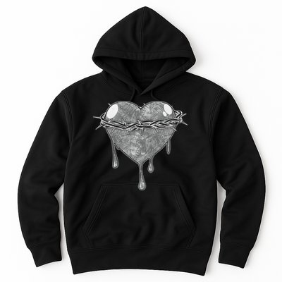 Crown Of Thorns Bleeding Heart Hoodie