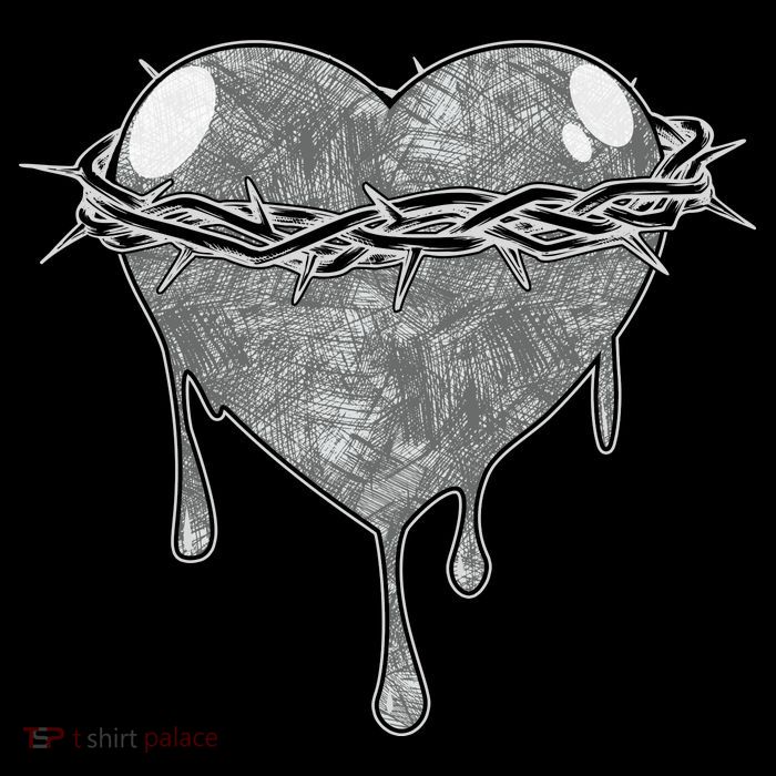Crown Of Thorns Bleeding Heart Hoodie