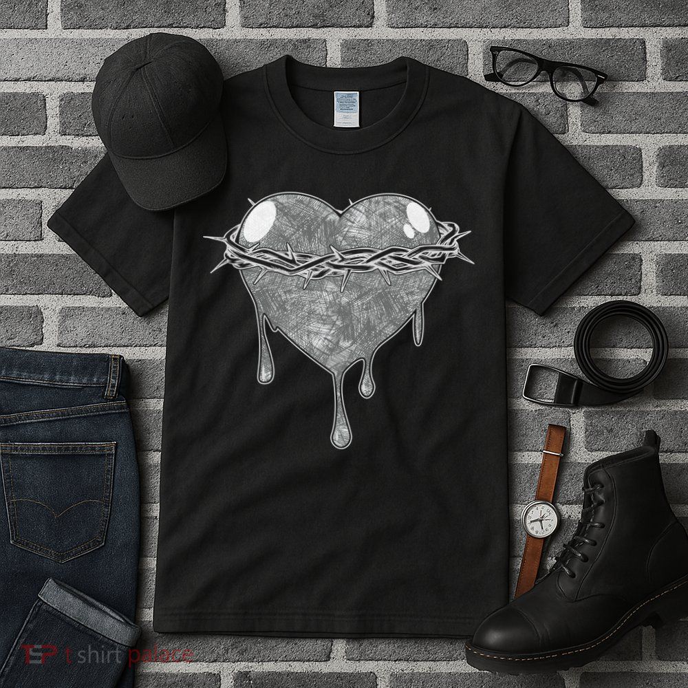 Crown Of Thorns Bleeding Heart Tall T-Shirt