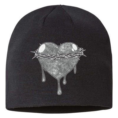 Crown Of Thorns Bleeding Heart Sustainable Beanie