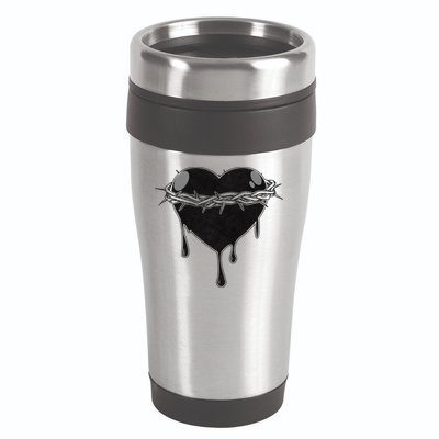 Crown Of Thorns Bleeding Heart 16oz Travel Tumbler