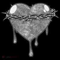 Crown Of Thorns Bleeding Heart Poster