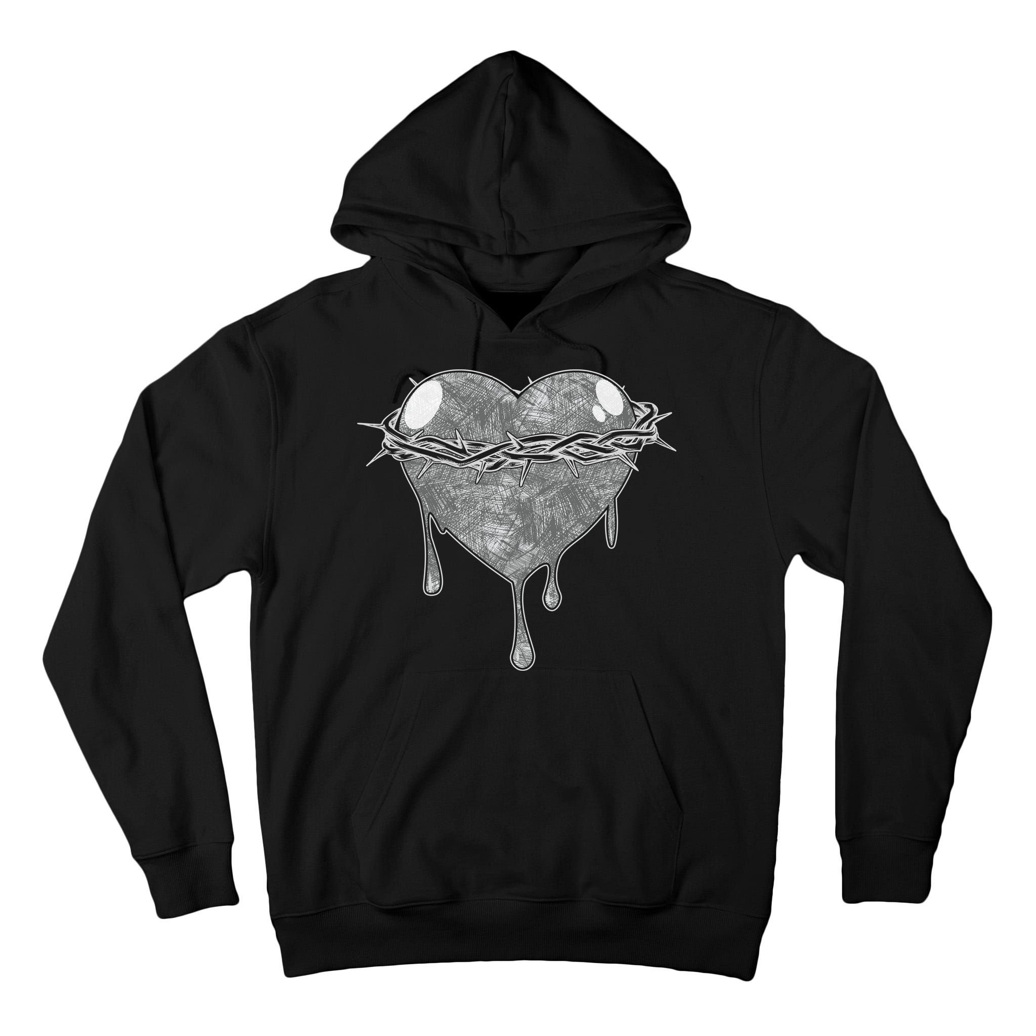 Crown Of Thorns Bleeding Heart Tall Hoodie