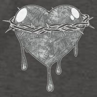 Crown Of Thorns Bleeding Heart Vector Backpack