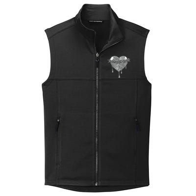 Crown Of Thorns Bleeding Heart Collective Smooth Fleece Vest