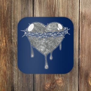 Crown Of Thorns Bleeding Heart Coaster