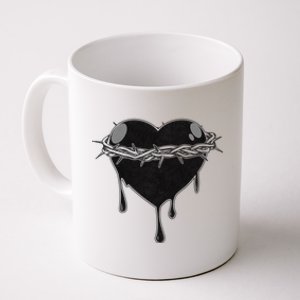 Crown Of Thorns Bleeding Heart Coffee Mug