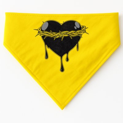 Crown Of Thorns Bleeding Heart USA-Made Doggie Bandana