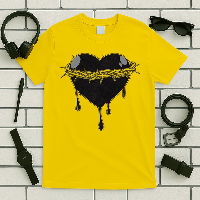 Crown Of Thorns Bleeding Heart T-Shirt