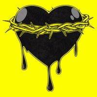 Crown Of Thorns Bleeding Heart T-Shirt