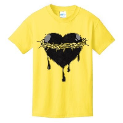 Crown Of Thorns Bleeding Heart Kids T-Shirt