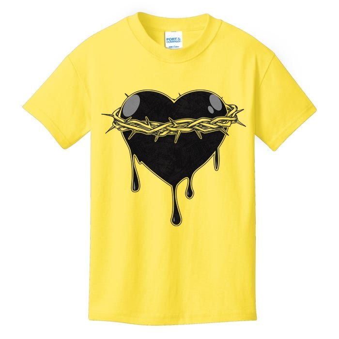 Crown Of Thorns Bleeding Heart Kids T-Shirt