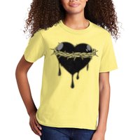 Crown Of Thorns Bleeding Heart Kids T-Shirt