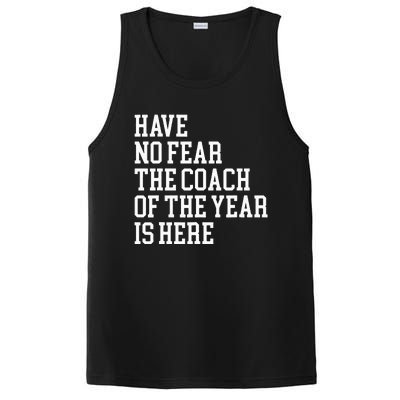 Coach Of The Year Coaching Dad Coach Gifts Funny Coaching PosiCharge Competitor Tank