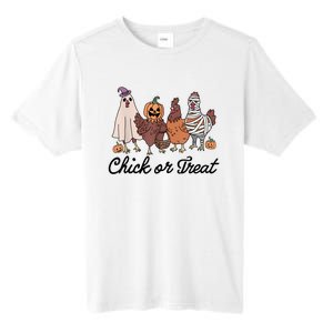 Chick Or Treat Halloween Witch Spooky Chicken Tall Fusion ChromaSoft Performance T-Shirt