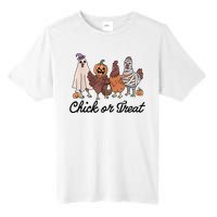 Chick Or Treat Halloween Witch Spooky Chicken Tall Fusion ChromaSoft Performance T-Shirt