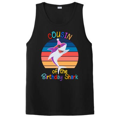 Cousin Of The Shark Birthday Matching Family Ocean Animal Cute Gift PosiCharge Competitor Tank