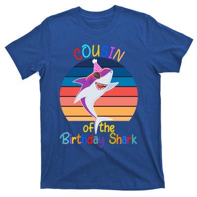 Cousin Of The Shark Birthday Matching Family Ocean Animal Cute Gift T-Shirt