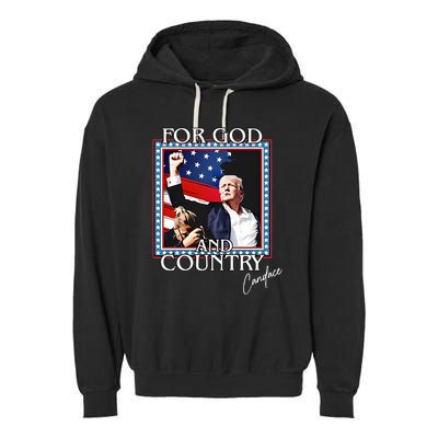 Candace Owens Trump For God And Country Garment-Dyed Fleece Hoodie