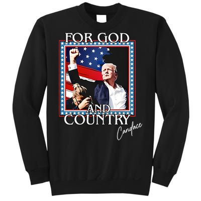 Candace Owens Trump For God And Country Sweatshirt