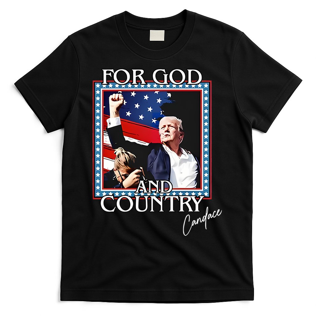 Candace Owens Trump For God And Country T-Shirt