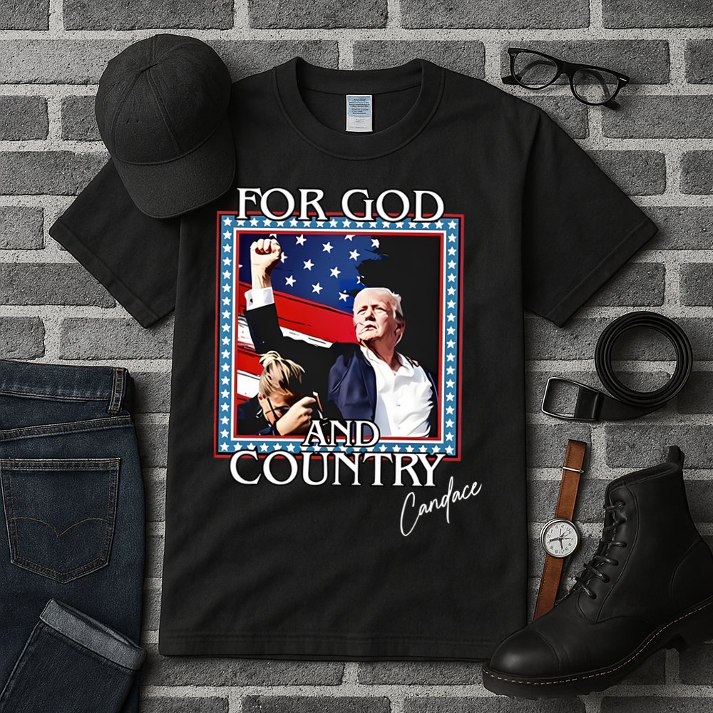 Candace Owens Trump For God And Country Tall T-Shirt