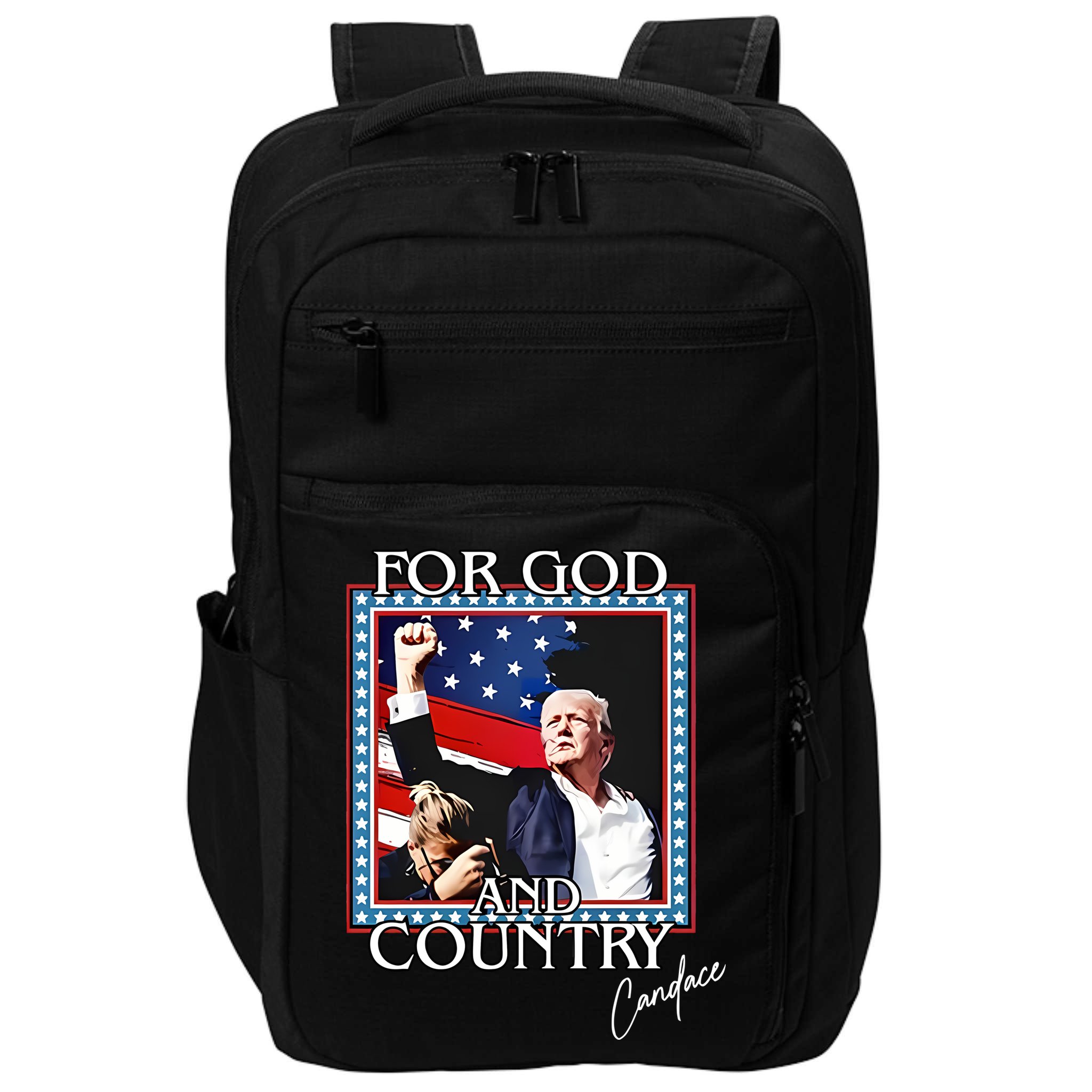 Candace Owens Trump For God And Country Impact Tech Backpack