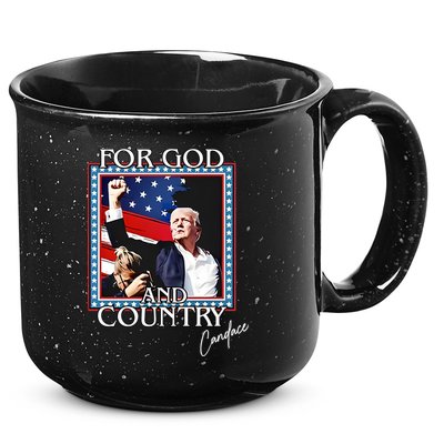 Candace Owens Trump For God And Country 15oz Campfire Ceramic Mug