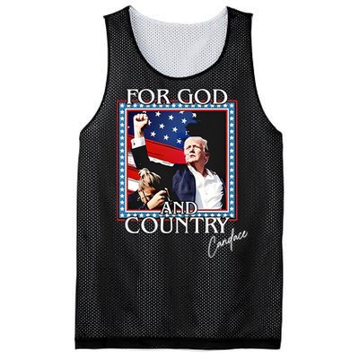 Candace Owens Trump For God And Country Mesh Reversible Basketball Jersey Tank