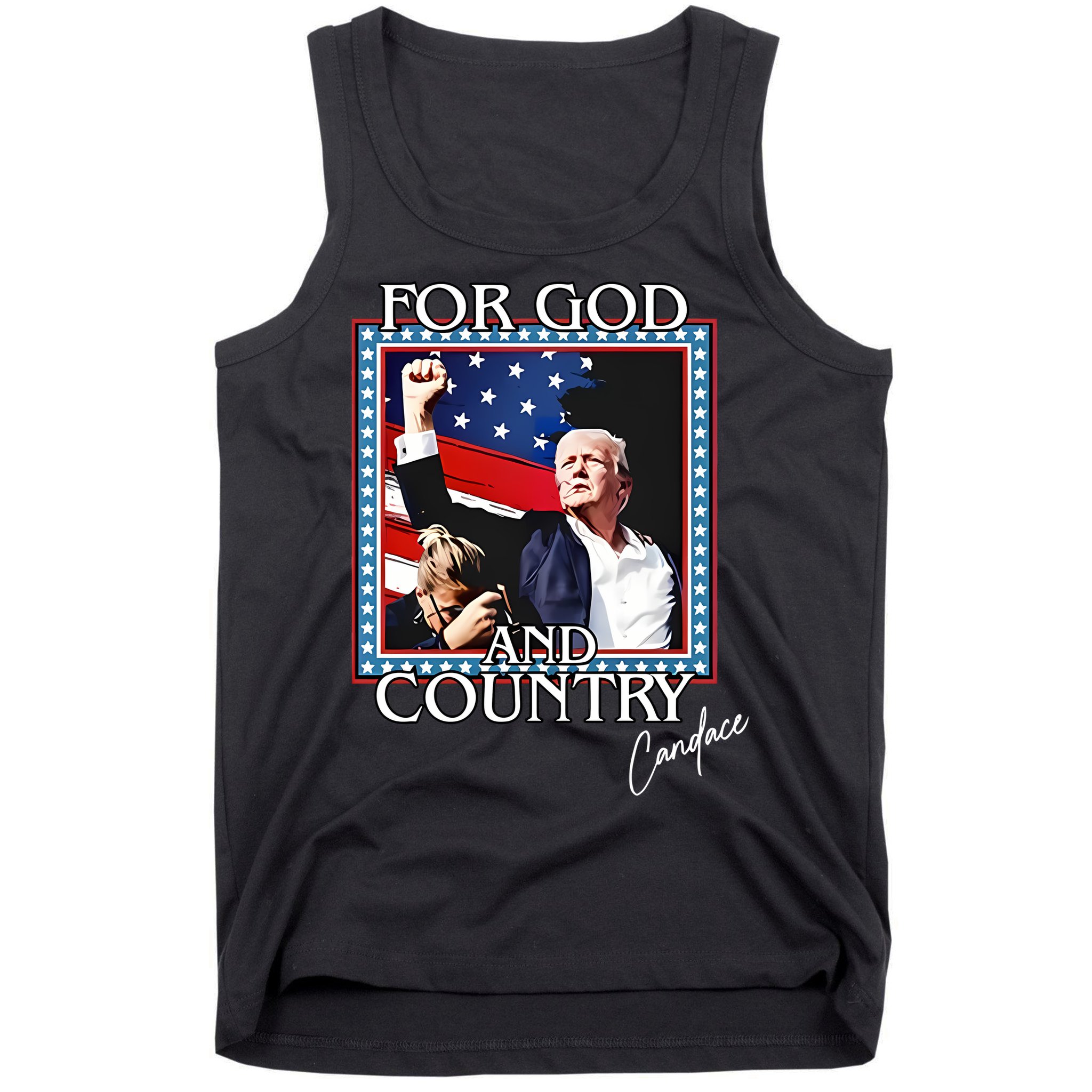 Candace Owens Trump For God And Country Tank Top