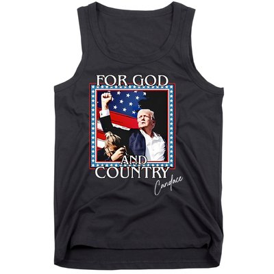 Candace Owens Trump For God And Country Tank Top