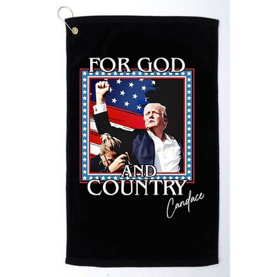 Candace Owens Trump For God And Country Golf Towel