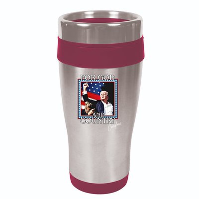 Candace Owens Trump For God And Country 16oz Travel Tumbler