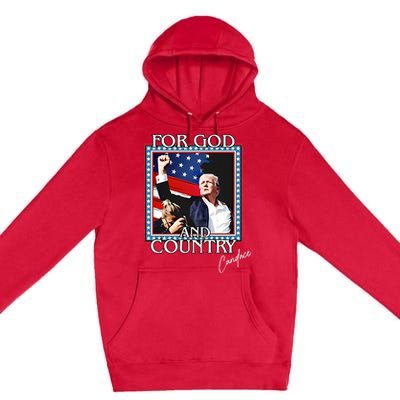 Candace Owens Trump For God And Country Premium Pullover Hoodie