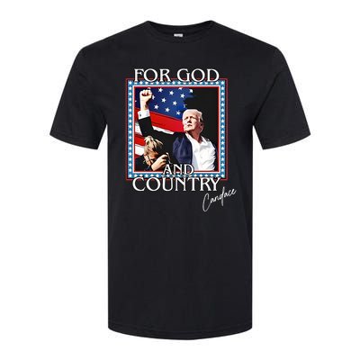 Candace Owens Trump For God And Country Softstyle CVC T-Shirt