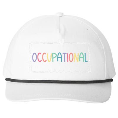 Cute Occupational Therapy Costume OT Therapist Snapback Five-Panel Rope Hat