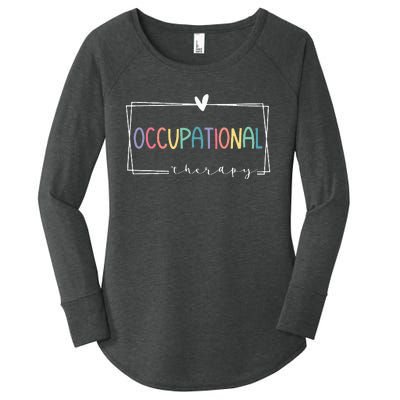 Cute Occupational Therapy Costume OT Therapist Women's Perfect Tri Tunic Long Sleeve Shirt